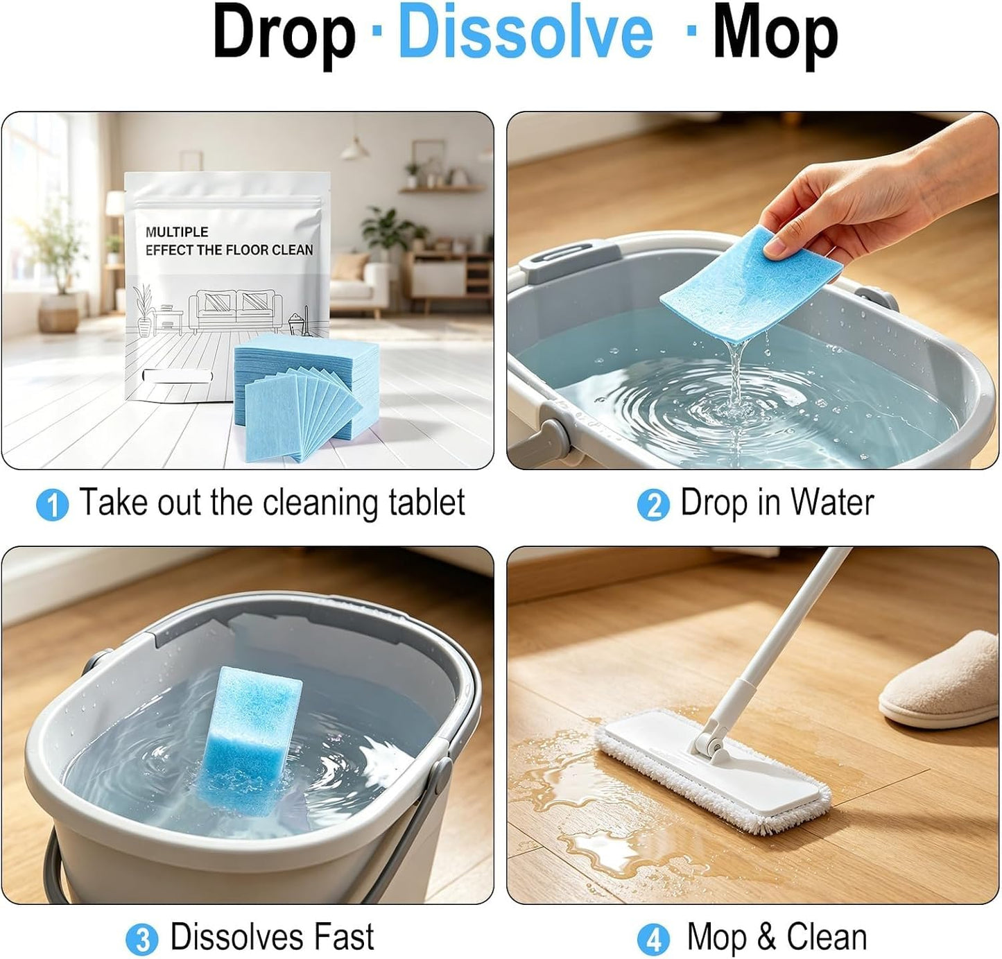 Floor Cleaning Sheets (Pack of 30)