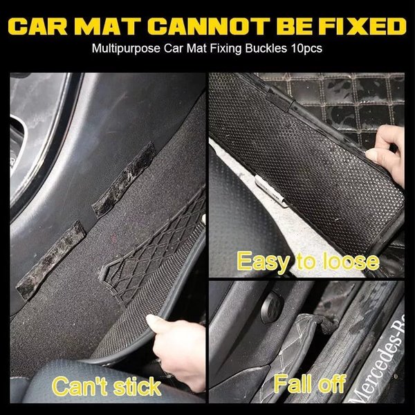 😍 MULTIPURPOSE CAR MAT FIXING BUCKLES ✨20PCS