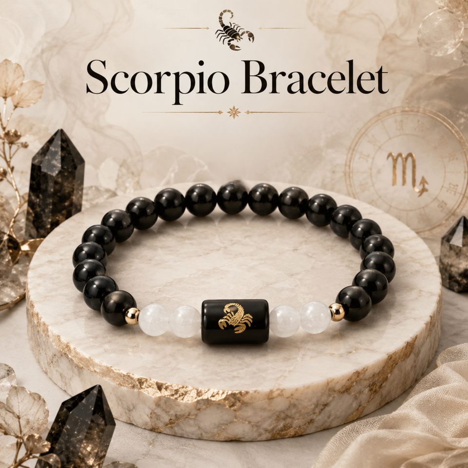 Scorpio Fortune Combo – Aloe Vera Plant & Zodiac Bracelet
