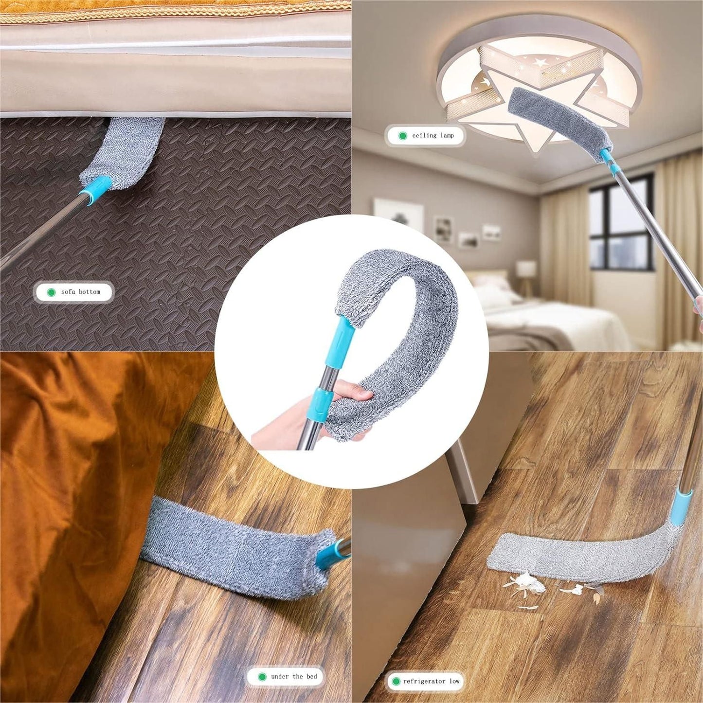 Extendable Microfiber Gap Cleaning Duster