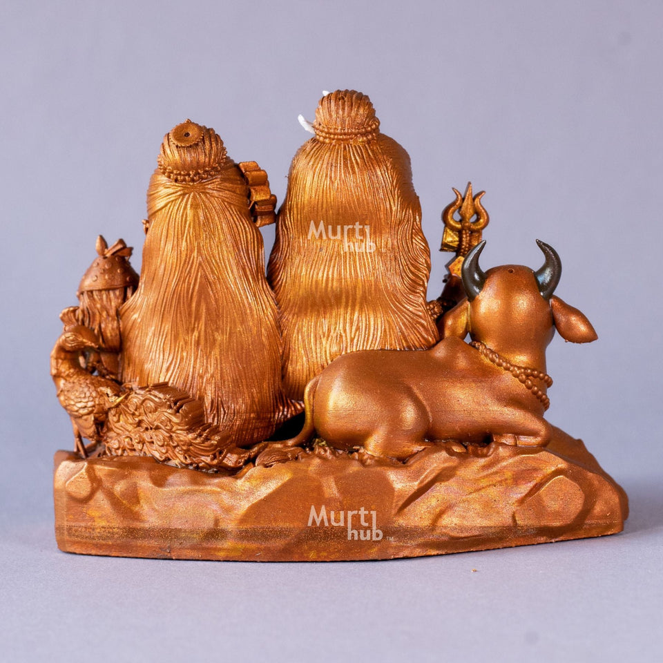 Shiv Parivar — Divine Harmony | Shiva, Parvati, Ganesha, Kartikeya & Nandi | Car Dashboard