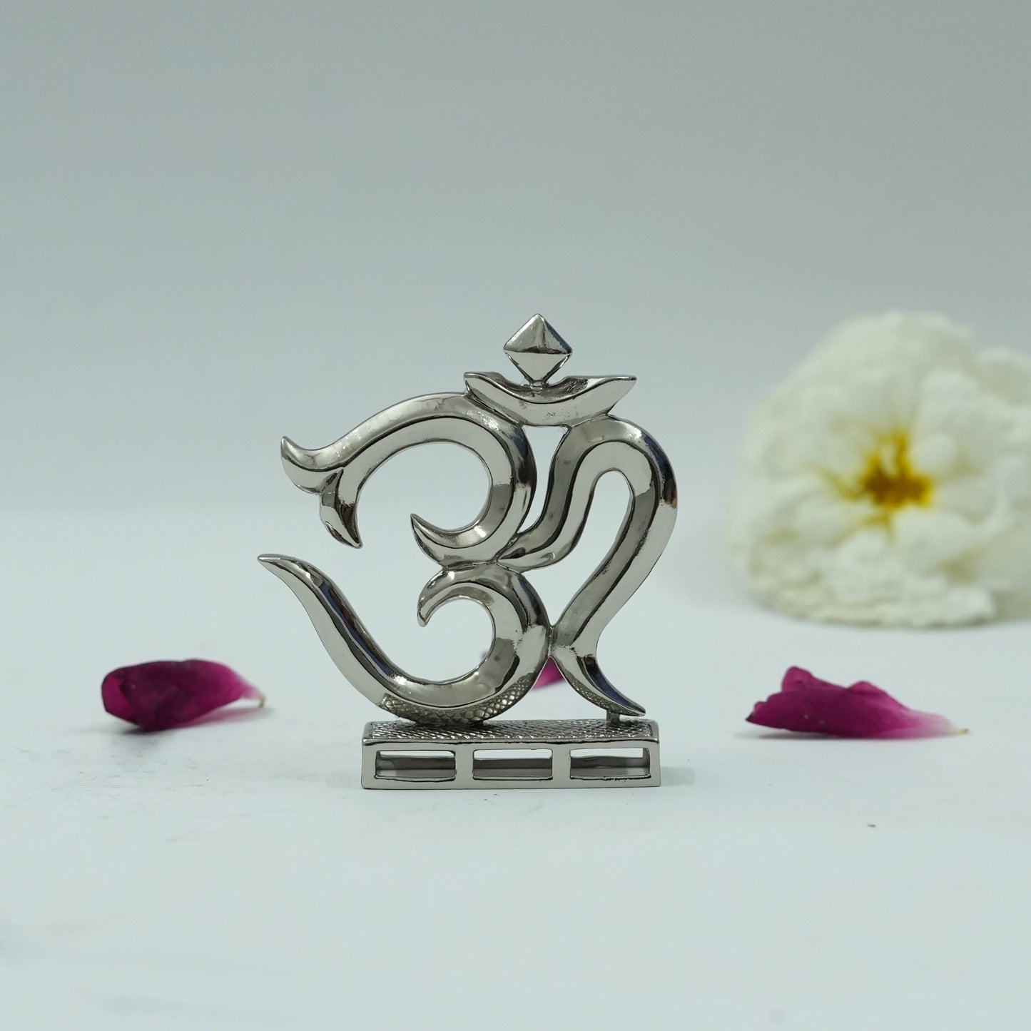 Divine Om Symbol Brass Idol | Sacred Aum Murti for Home, Office & Meditation (Energized)