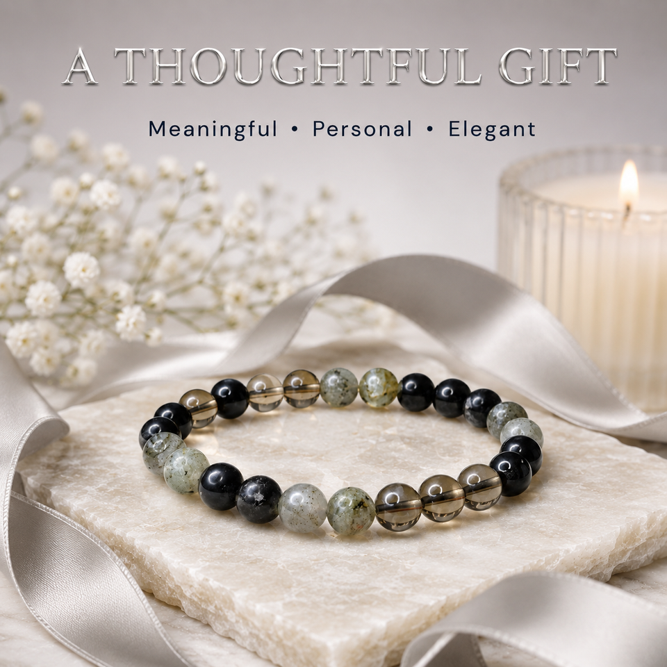 Ruling Number 7 | Crystal Bracelet | Numerology Bracelet - 8mm