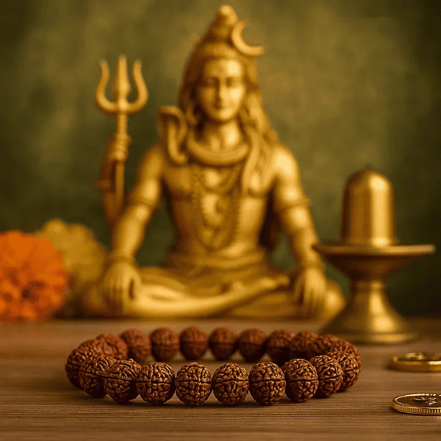 7 Mukhi Rudraksha Beads Bracelet