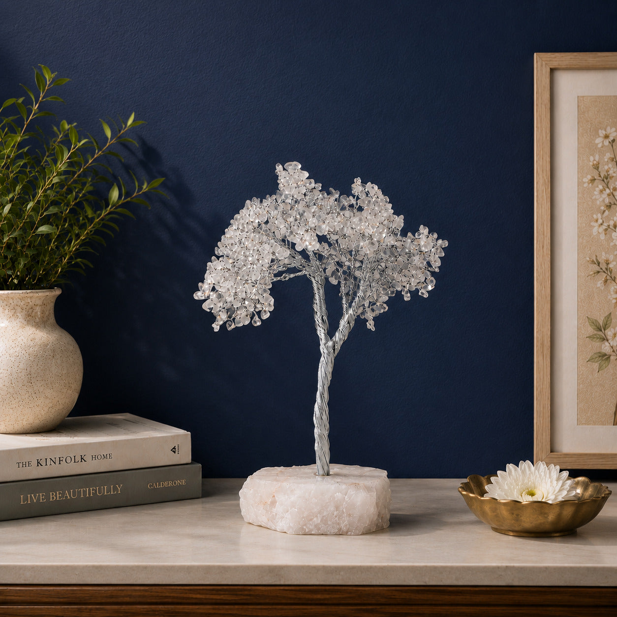 Clear Quartz Crystal Tree - 300 Beads