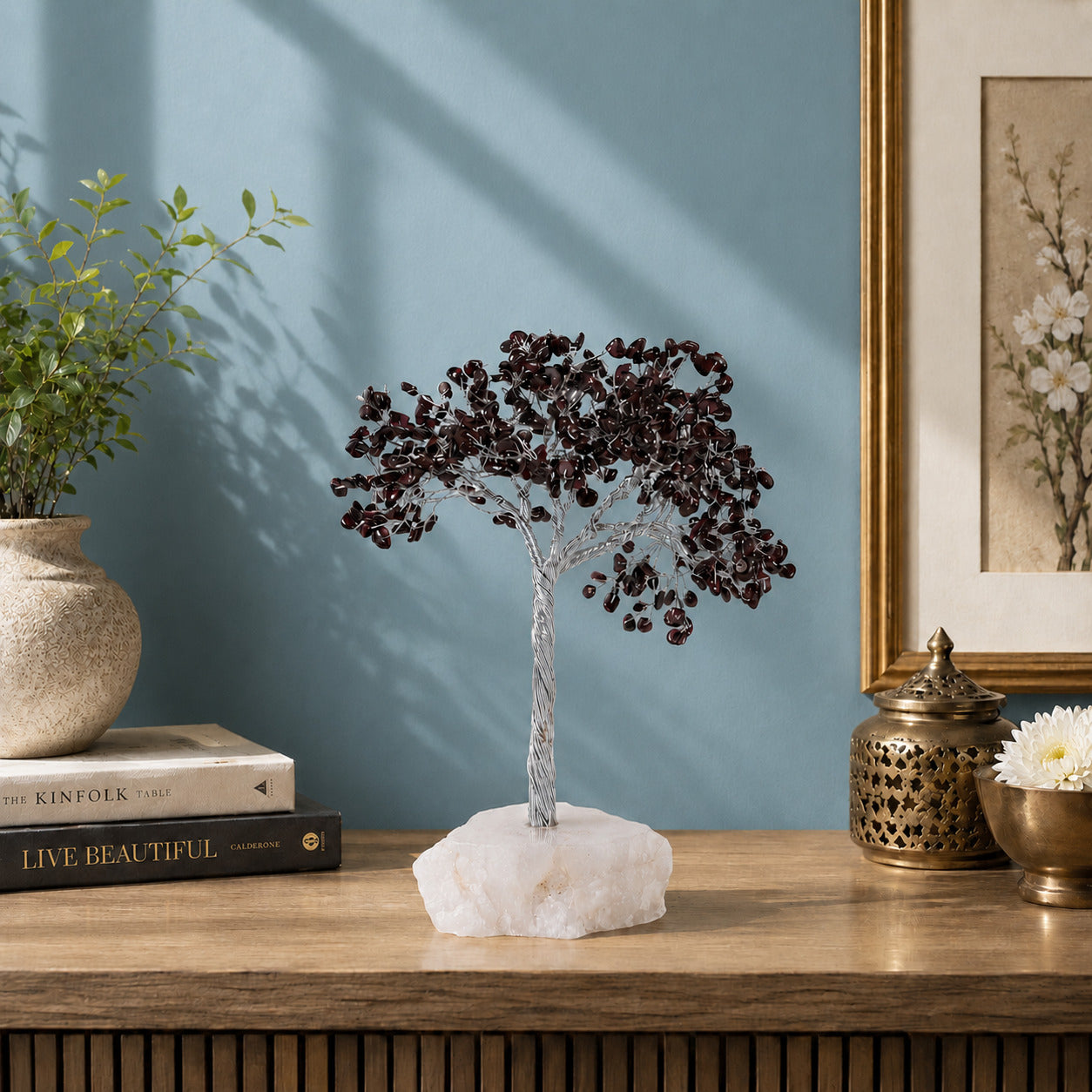 Red Jasper Crystal Tree- 300 Beads