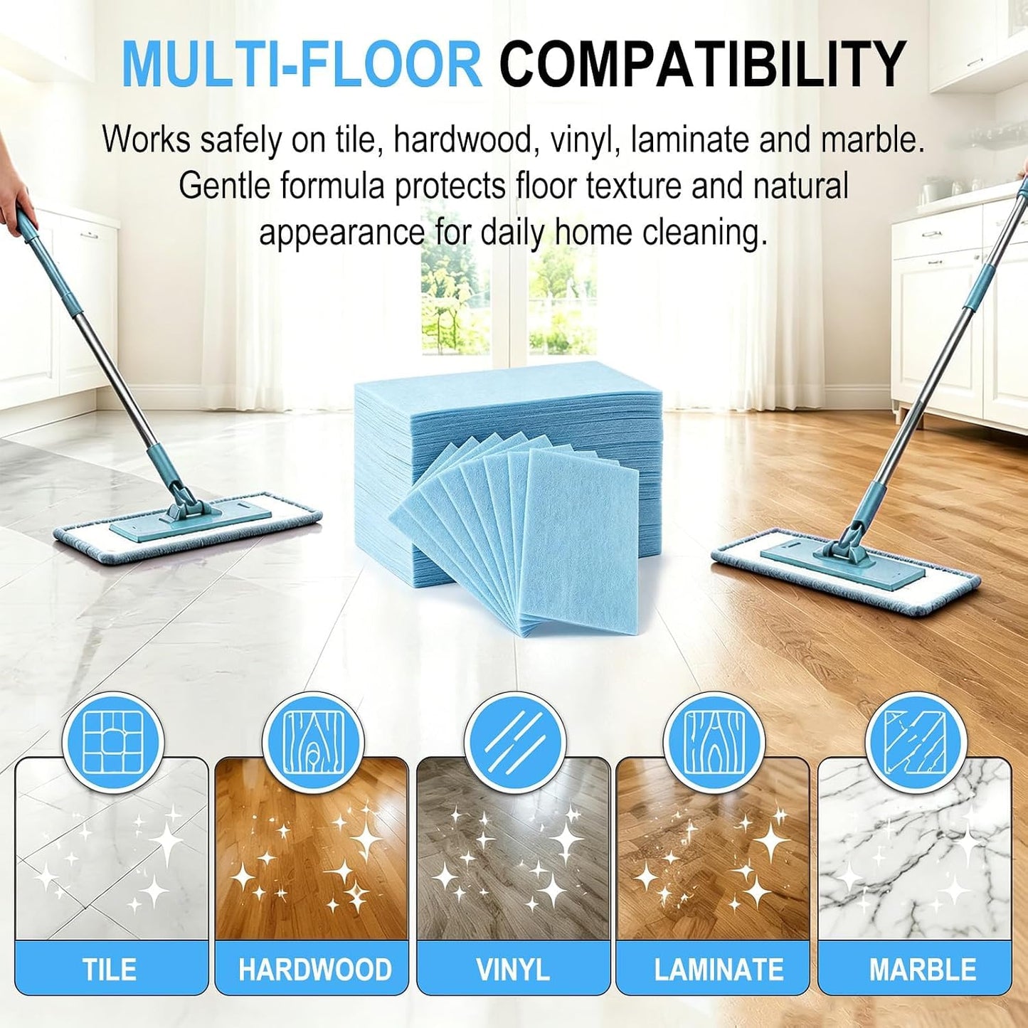 Floor Cleaning Sheets (Pack of 30)