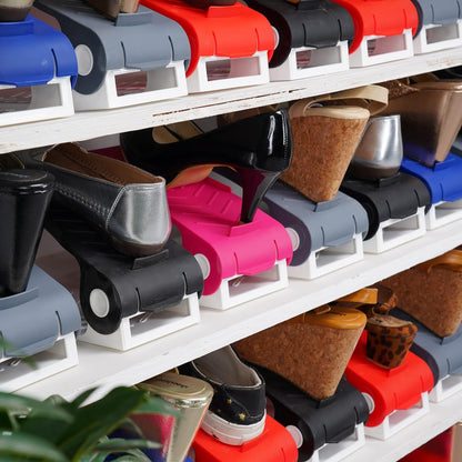 The Adjustable Shoe Rack Space Saver - Premium Quality