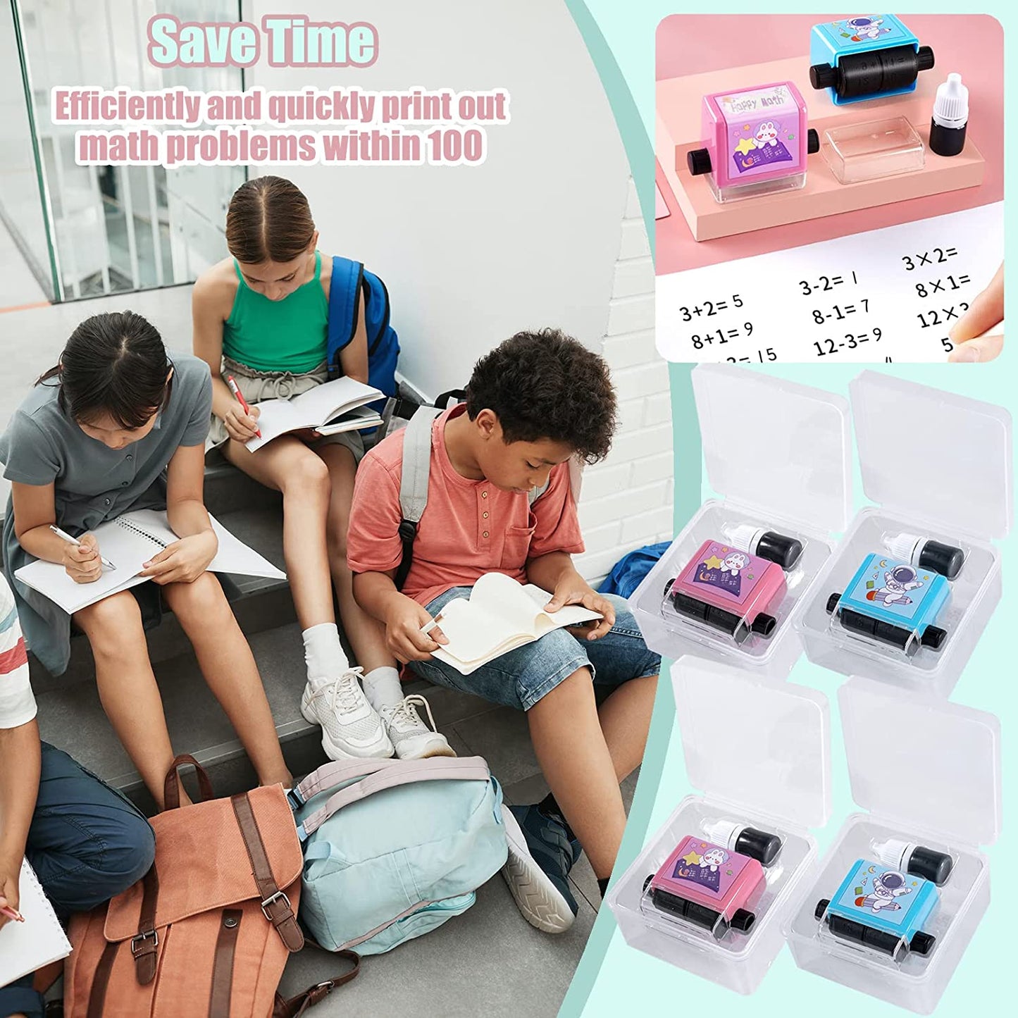 Maths Stamp Roller for Kids