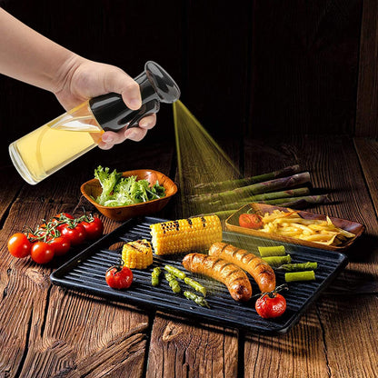 Glass Oil Dispenser Bottle Spray Mister (200 ML)