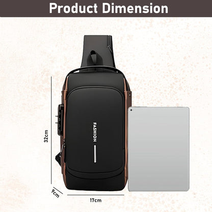 Waterproof Anti-Theft Crossbody Travel Bag – Scratch Resistant & Durable
