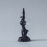 Shiva's Trishul Damru — Om Namah Shivay | Hand-Painted Resin Idol for Car Dashboard