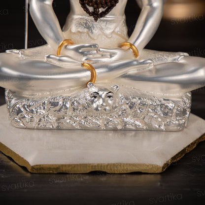 Lord Shiv Murti - Silver Plated (8 Inch)