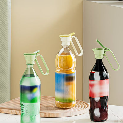 Leakproof Controlled Flow Pouring Lid with Handle