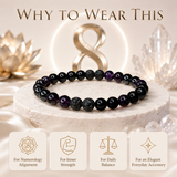 Ruling Number 8 | Crystal Bracelet | Numerology Bracelet - 8mm