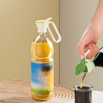 Leakproof Controlled Flow Pouring Lid with Handle