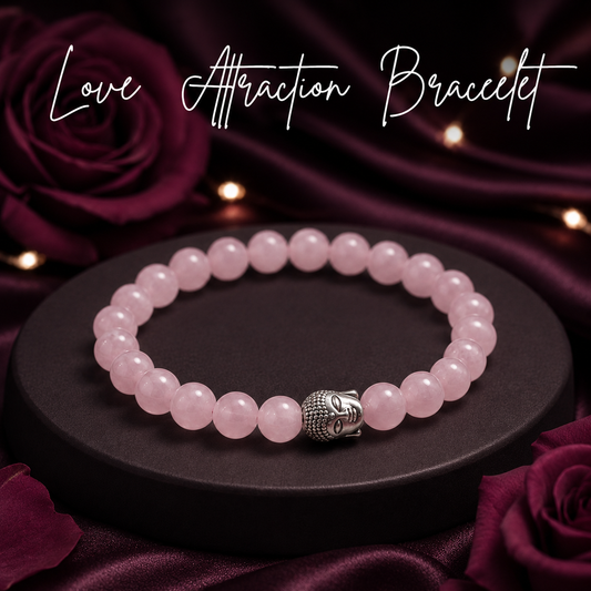 Love Attraction Bracelet (Original Rose Quartz)