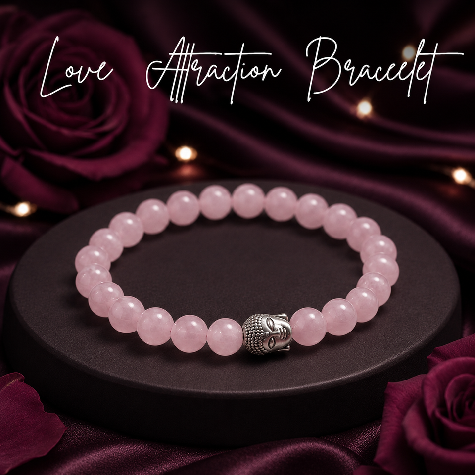 Love Attraction Bracelet (Original Rose Quartz)