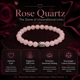 Love Attraction Bracelet (Original Rose Quartz)