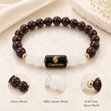 Capricorn Growth & Prosperity Combo – Snake Plant & Zodiac Bracelet
