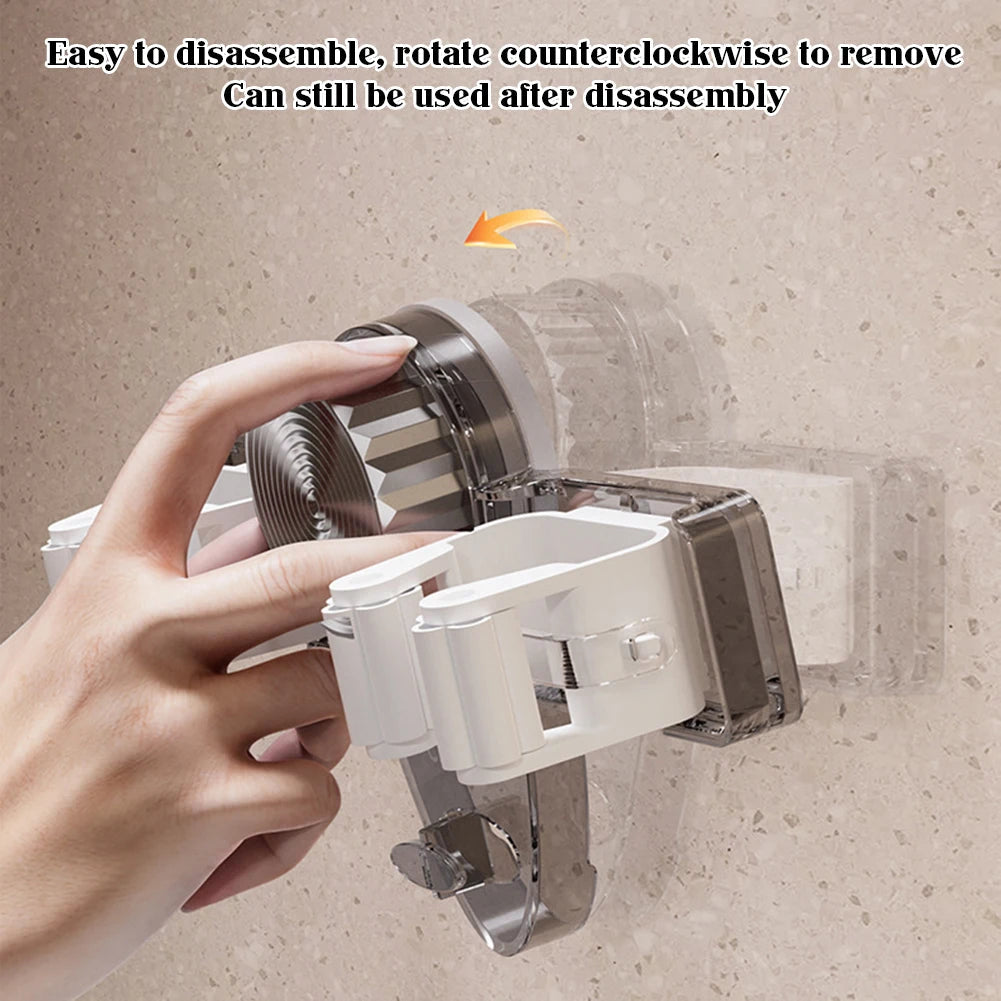 No-Drill Wall Mount Mop & Broom Grippers