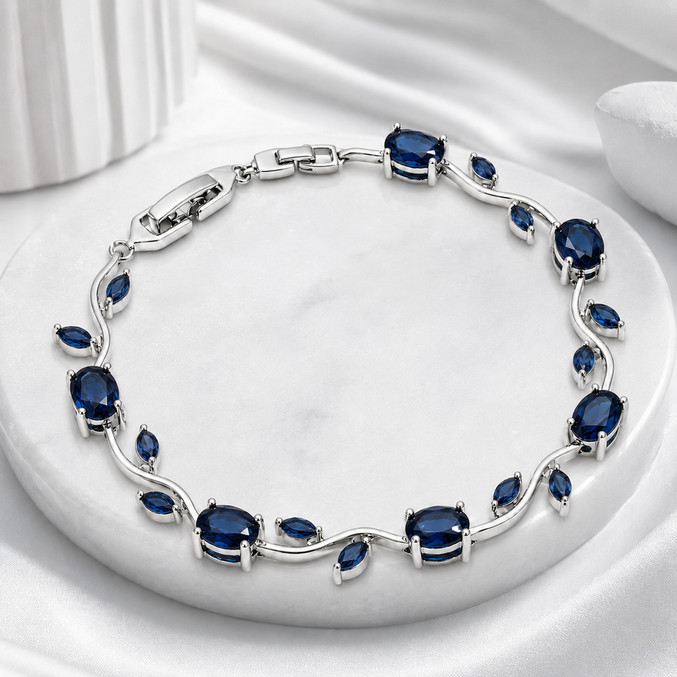 Blue Tulip Bracelet