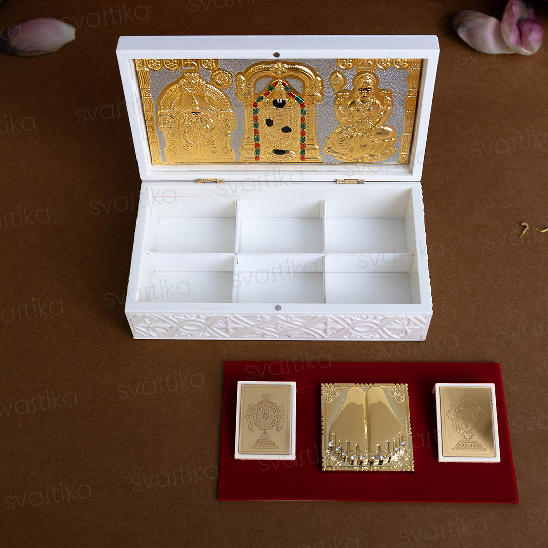 Svastika Balaji Pocket Temple - Gold Plated