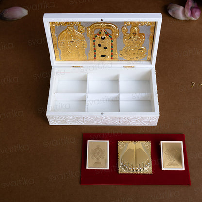 Svastika Balaji Pocket Temple - Gold Plated