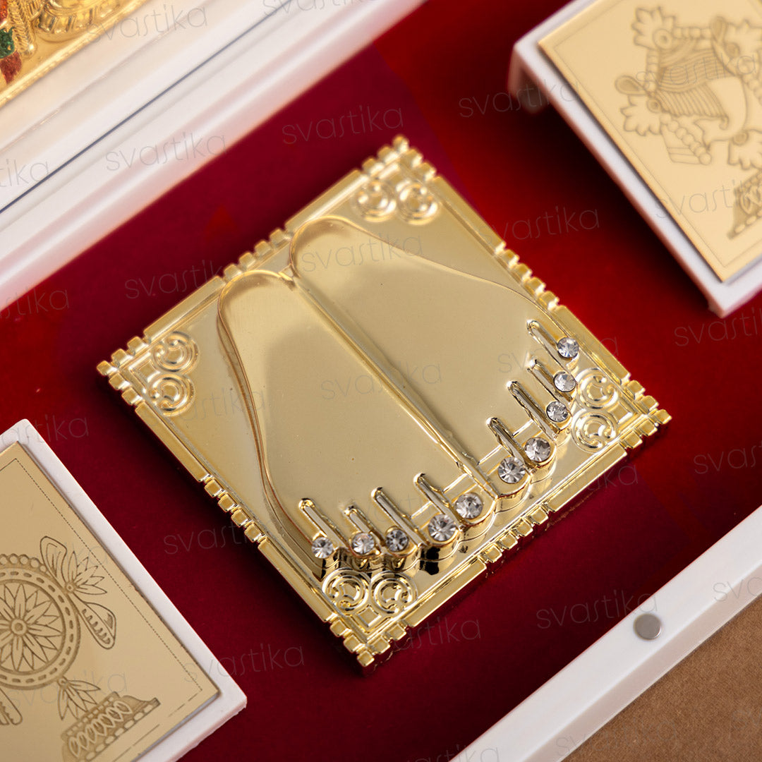 Svastika Balaji Pocket Temple - Gold Plated
