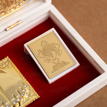 Svastika Balaji Pocket Temple - Gold Plated