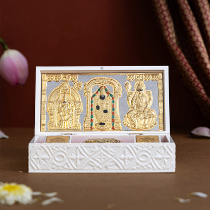 Svastika Balaji Pocket Temple - Gold Plated