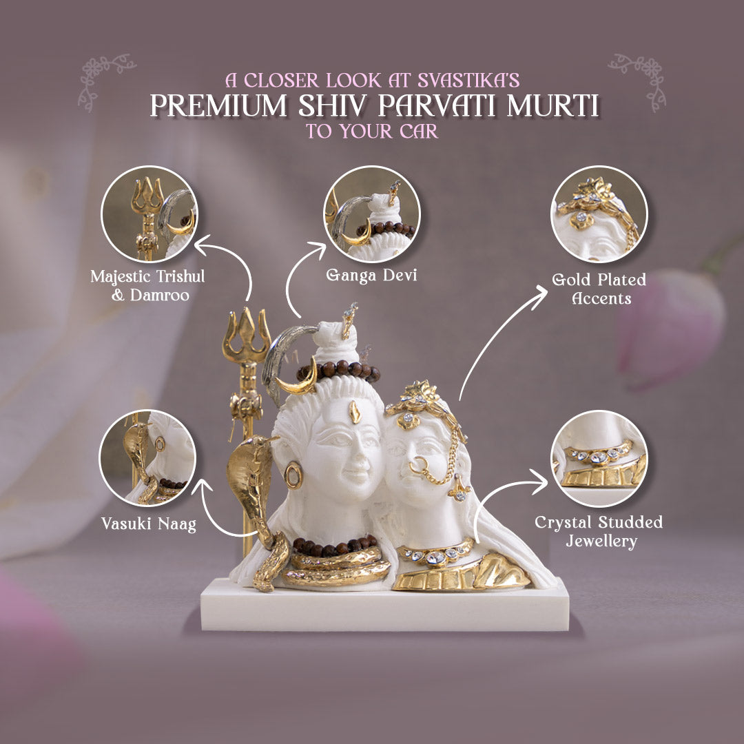 Shiv Parvati Murti in Eternal Togetherness
