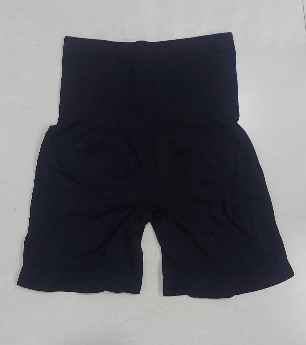 High-Waisted Tummy Control Shapewear Shorts for Women – Seamless, Invisible Under Clothing, Anti-Roll Design (Fits Waist : 28 to 40 Inch)