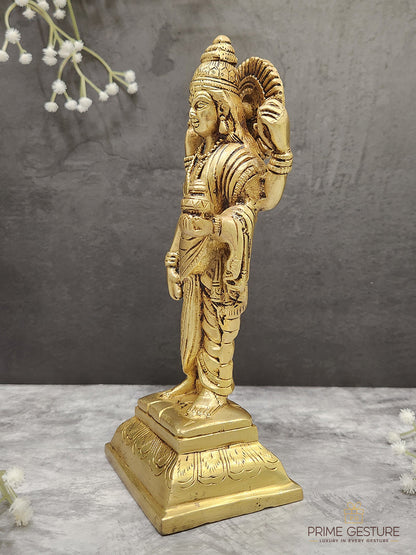 Pure Brass Dhanvantari Statue