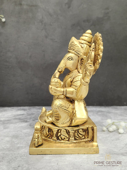 Spiritual Brass Ganesh Statue