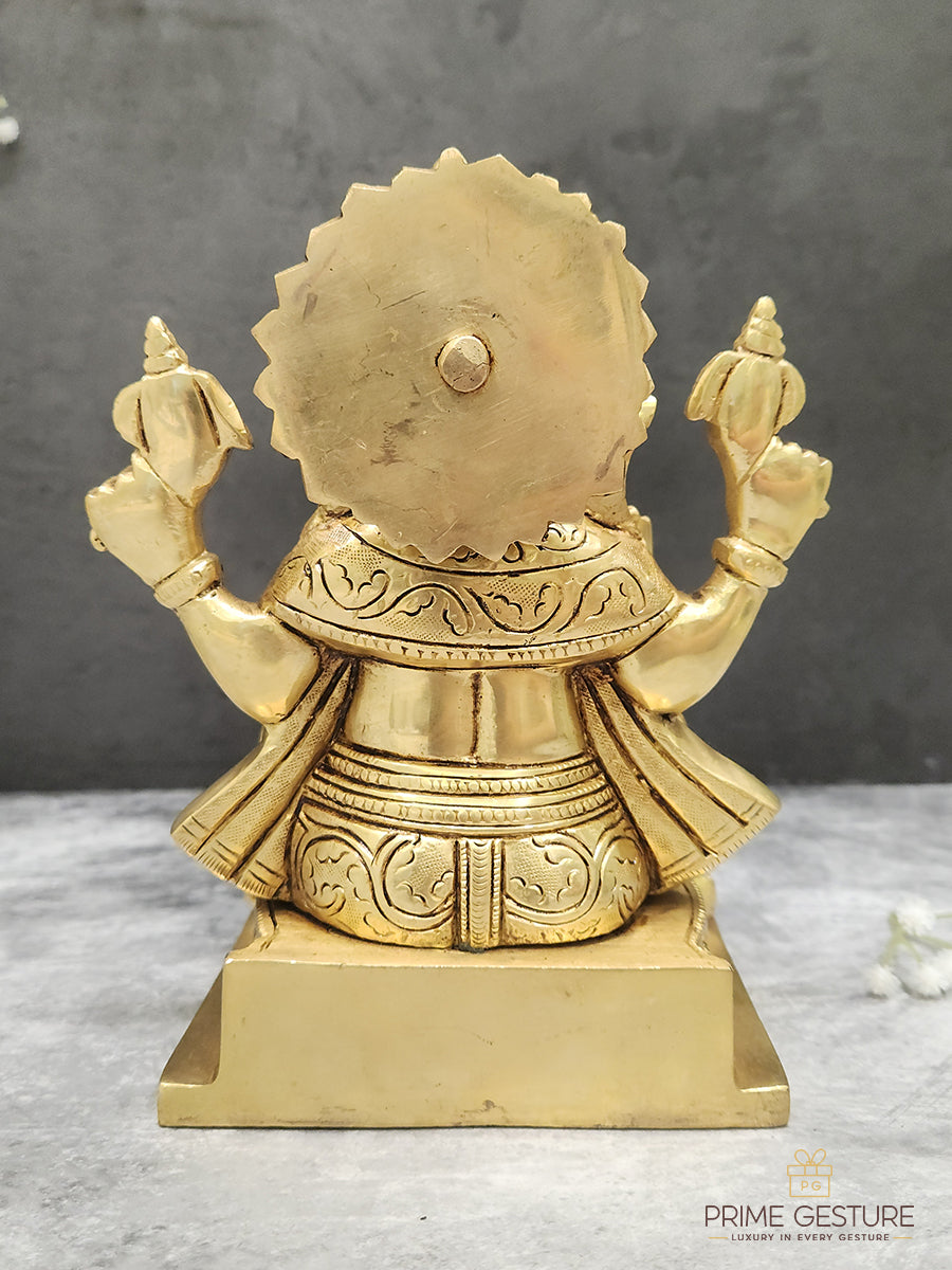 Spiritual Brass Ganesh Statue