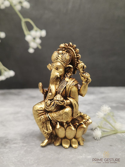 Brass Ganpati Idol
