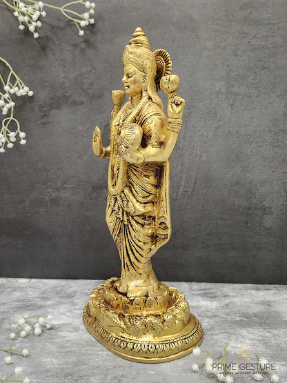 Brass Goddess Lakshmi maa Idol