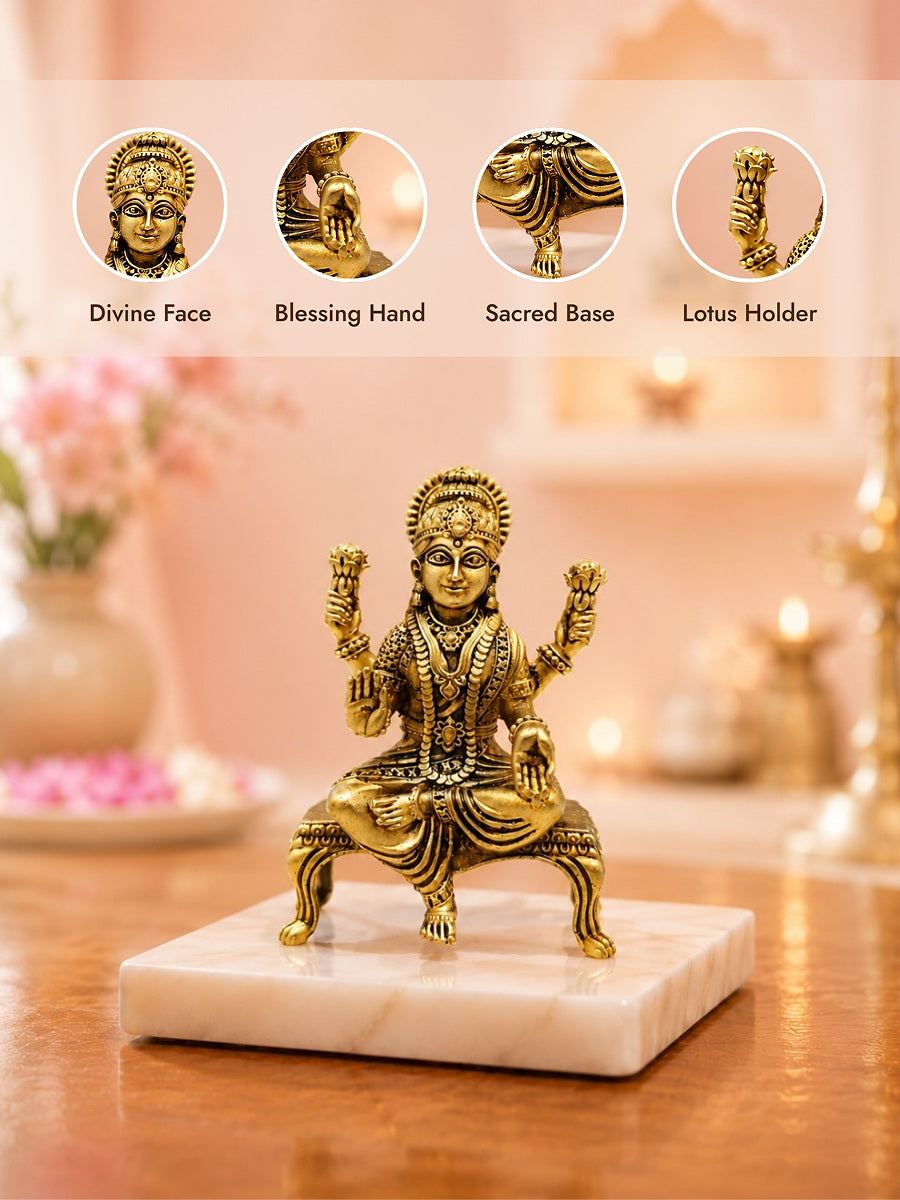 Brass Lakshmi Maa on Singhasan Idol