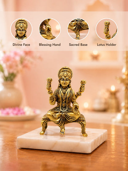 Brass Lakshmi Maa on Singhasan Idol