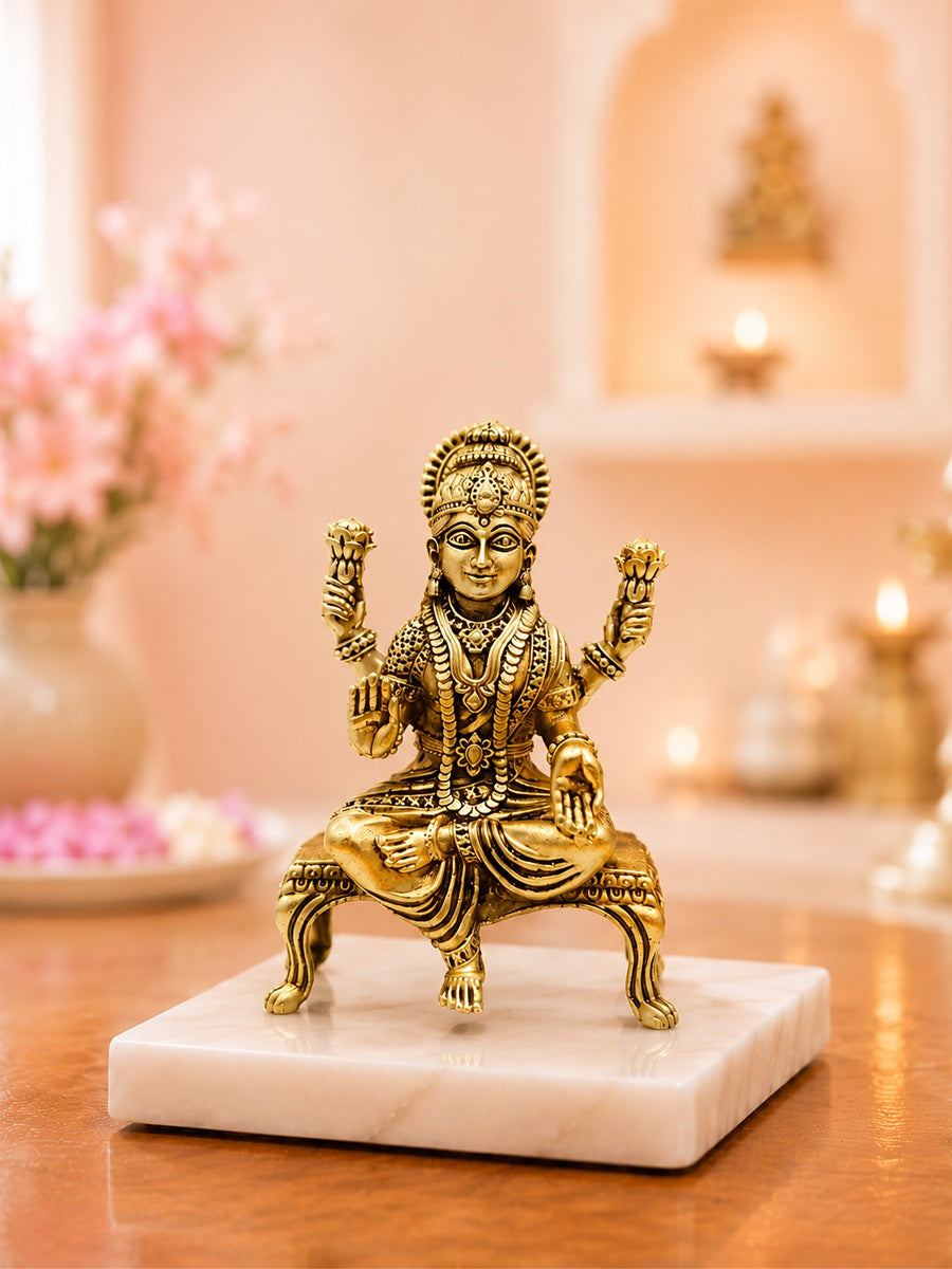 Brass Lakshmi Maa on Singhasan Idol