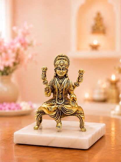 Brass Lakshmi Maa on Singhasan Idol