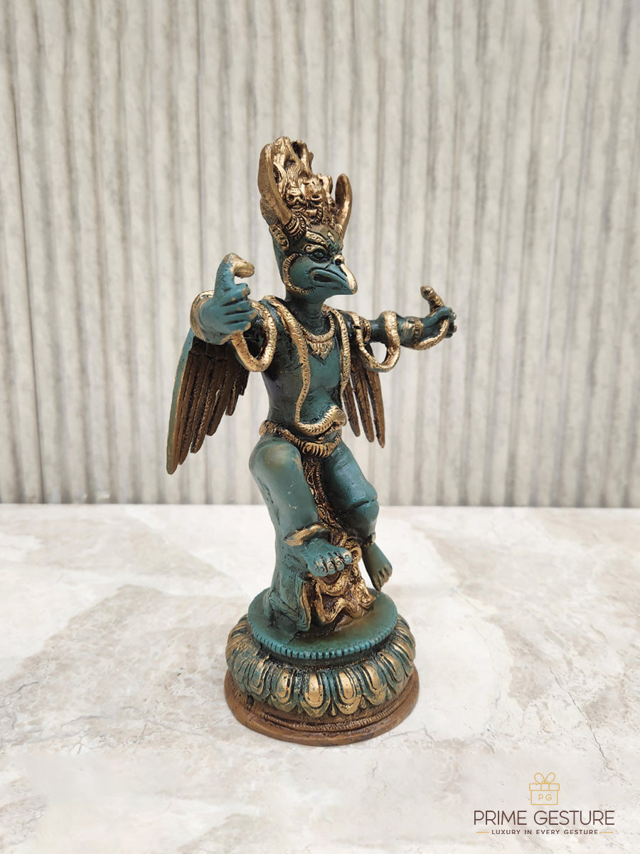 Superfine Brass Lord Garud Idol