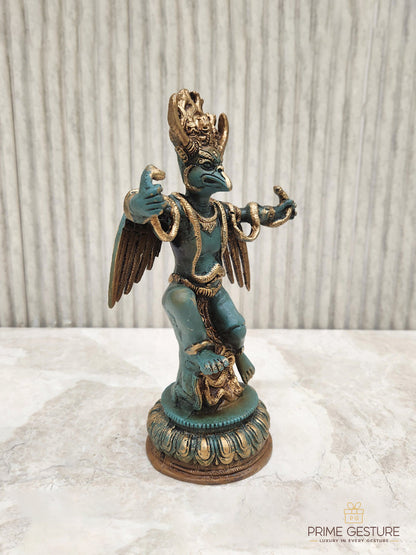 Superfine Brass Lord Garud Idol