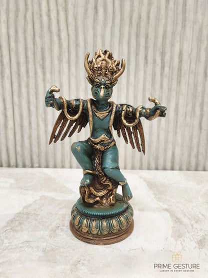 Superfine Brass Lord Garud Idol