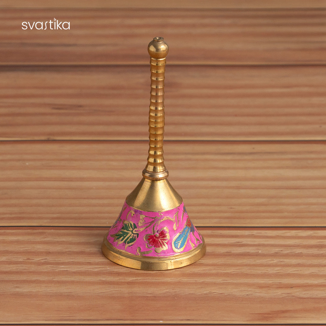 Brass Om Engraved Pooja Thali Set (10 Inch)