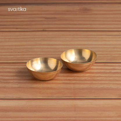 Brass Om Engraved Pooja Thali Set (10 Inch)