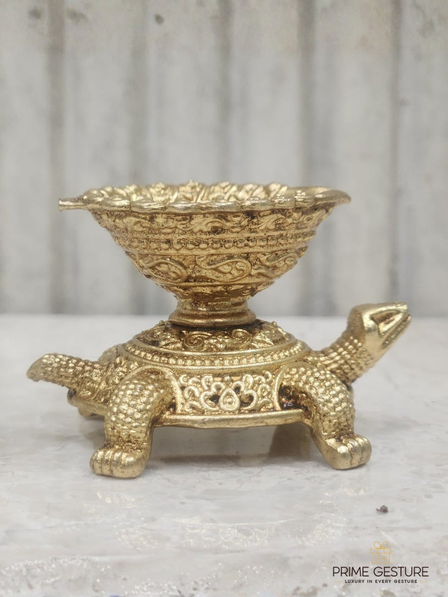 Brass Turtle Idol – Stability, Protection & Steady Progress