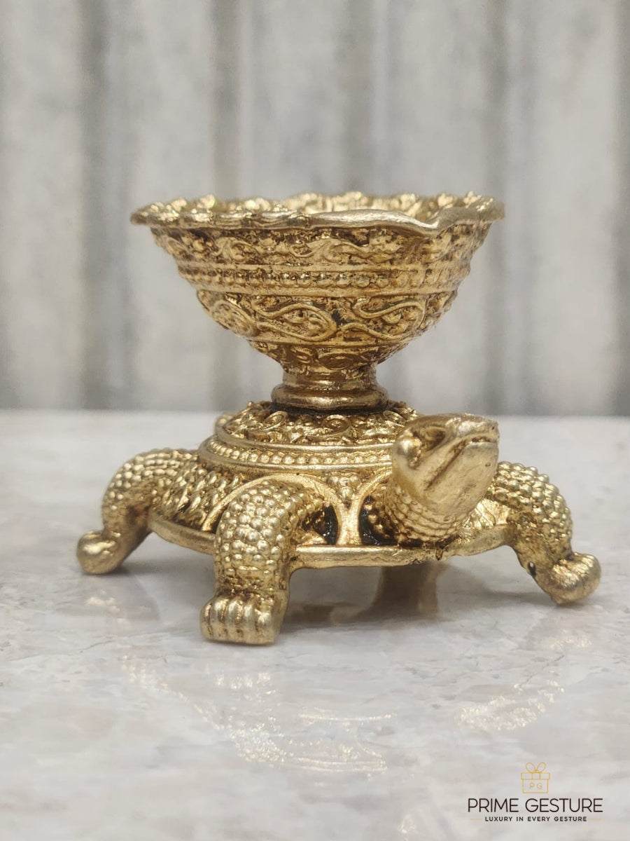 Brass Turtle Idol – Stability, Protection & Steady Progress