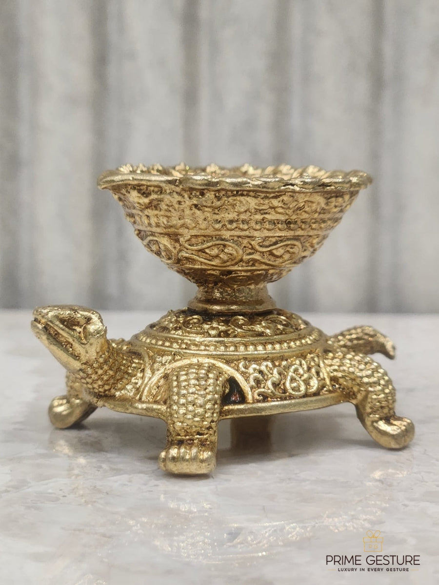 Brass Turtle Idol – Stability, Protection & Steady Progress